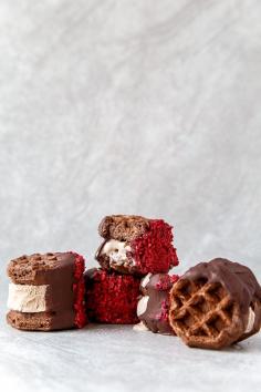 
                    
                        CHOCOLATE WAFFLE ICE CREAM SANDWICHES
                    
                