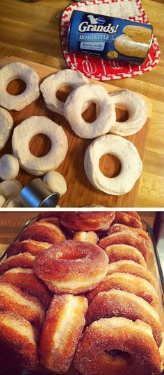 
                    
                        easy to make cinnamon sugar donuts....definitely a MUST try!!! The kids would go crazy!
                    
                