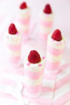 
                    
                        Valentine's Day Striped White Chocolate Mousse Cups
                    
                