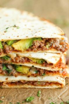 
                    
                        Cheesy Avocado Quesadillas
                    
                