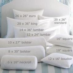 
                    
                        Bedding Basics 101 - Accent Pillows - Shapes, Sizes and Names -  tuesdays tips and trends
                    
                