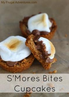 S’Mores Bites Cupcakes {So fast & easy!}