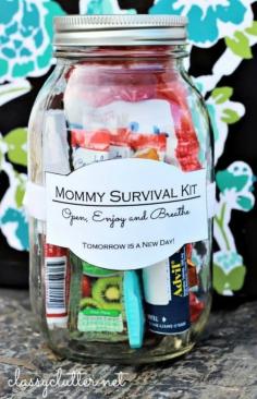 
                    
                        Cool DIY Gifts for Friends and Family! Mommy Survival Kit Gift in a Jar | DIY Projects and Craft Projects Ideas by DIY Ready
                    
                