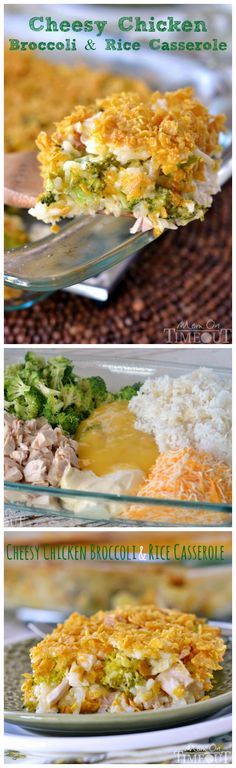 
                    
                        This Cheesy Chicken Broccoli and Rice Casserole is sure to become a new family favorite!
                    
                