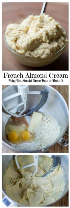 
                    
                        Quick & Easy French Almond Cream - just add ingredients to the bowl & Whisk. Great for filling Pastries, Tarts, Croissants & Toast. by Let the Baking Begin!
                    
                