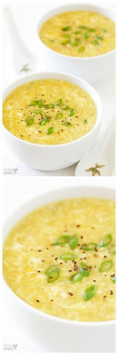 
                    
                        Egg Drop Soup -- super easy to make, and it tastes even better than the restaurant version! | gimmesomeoven.com #soup #recipe
                    
                