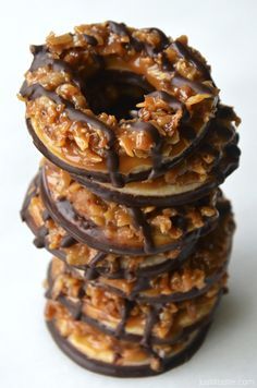 
                    
                        Homemade Samoas Girl Scout Cookies
                    
                