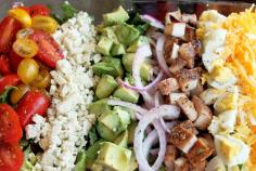 
                    
                        Grilled Chicken Cobb Salad with Strawberry Vinaigrette
                    
                