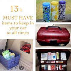 
                    
                        13 + MUST HAVE items to keep in your car at all times howdoesshe.com
                    
                