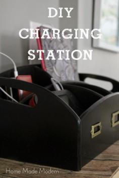 
                    
                        Home Made Modern: DIY Charging Station
                    
                
