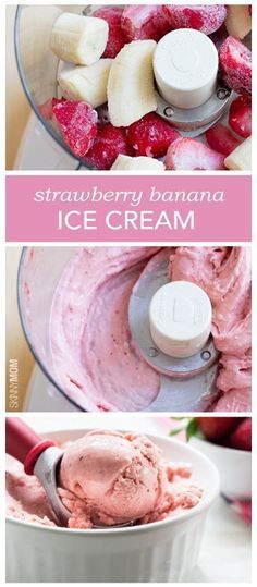 
                    
                        Here's a healthier option for your midnight snack. Try our our strawberry banana ice cream tonight!
                    
                