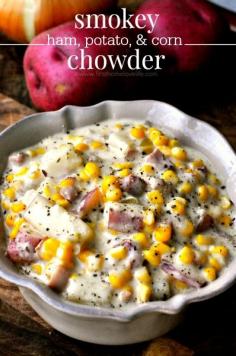 ham potato and corn chowder