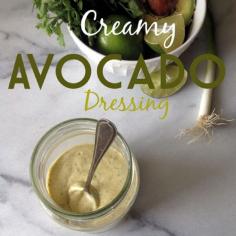 Creamy avocado dip