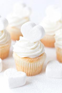 
                    
                        Marshmallow Heart Cupcakes, Valentine's Day | Pizzazzerie.com
                    
                