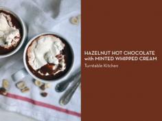 
                    
                        HOT CHOCOLATE 12 WAYS – Hazelnut Hot Chocolate with Minted Whipped Cream
                    
                