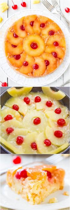 
                    
                        The Best Pineapple Upside-Down Cake - So soft, moist & really is The Best! A cheery, happy cake that's sure to put a smile on anyone's face!
                    
                