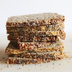 
                    
                        Paleo bread. This bread is super easy to make and has no grains or gluten in it. It's a staple at my house.
                    
                