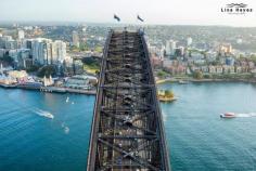 
                    
                        Now here's a perspective of the Sydney Harbour Bridge that you don't see very often!
                    
                