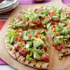 Mexican Pizza Recipe with grilled #cuisine #food