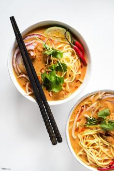 
                    
                        Spicy Thai Curry Noodle Soup
                    
                