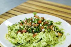 just add mashed avocado to your pico de gallo and you have yummy guacamole!