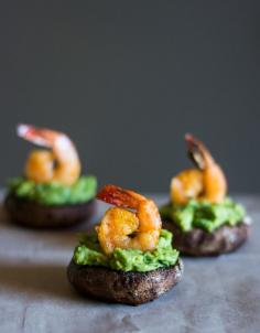 
                    
                        Shrimp and Avocado Stuffed Mushrooms via The Feisty Kitchen// #appetizers #ideas #recipe #avocado #shrimp
                    
                