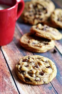
                    
                        The Best Chewy Café-Style Chocolate Chip Cookies.  These are so soft and chewy-- definitely the best chocolate chip cookie I've ever had!  | hostthetoast.com
                    
                