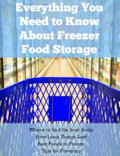 
                    
                        Here is everything you need to know about freezer food storage -- how long things last, where to get the best deals, how to freeze, and more...
                    
                
