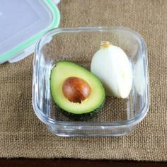 
                    
                        21 Brilliant Tips to Make Your Food Last Longer  #1 - store avocados with onion prevents browning
                    
                