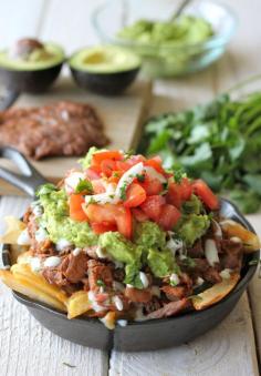 
                    
                        Carne Asada Fries - These french fries are a copycat of San Diego's most popular fries, loaded with carne asada, guacamole, pico de gallo and sour cream!
                    
                