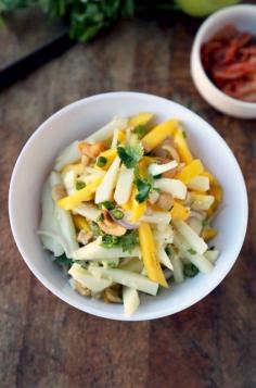 
                    
                        SpicyThai Apple Mango Salad Recipe. Add chicken or shrimp and it’s an easy dinner.
                    
                
