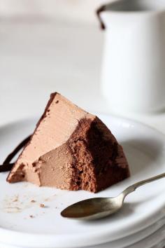 
                    
                        Chocolate cake with chocolate yogurt mousse
                    
                