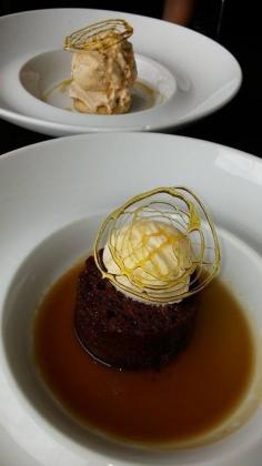 
                    
                        Chef Churned Hazelnut and Praline Ice Cream and Warm Sitcky Date Pudding - The Little Snail Restaurant,  Pyrmont, NSW, 2009 - TrueLocal
                    
                