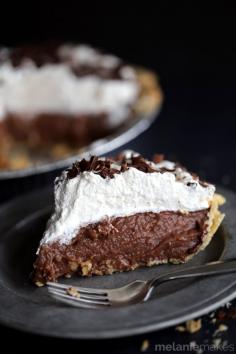 
                    
                        Homemade Chocolate Pudding Pie
                    
                