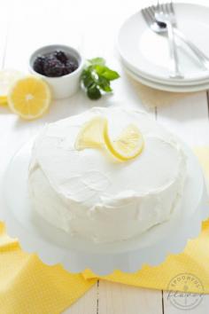 
                    
                        Lemon Cake with White Chocolate Mousse Frosting
                    
                