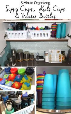 
                    
                        5 Minute Organizing: Sippy Cups, Kids Cups and Water Bottles
                    
                