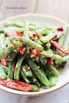 Szechuan Dry-fried Green Beans-Ganbian Sijidou – China Sichuan Food
