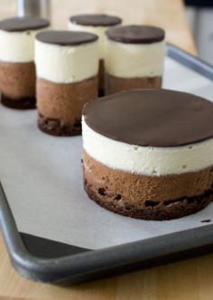 Triple chocolate mousse cake #food #dessert #chocolate #mousse #cake #dessert