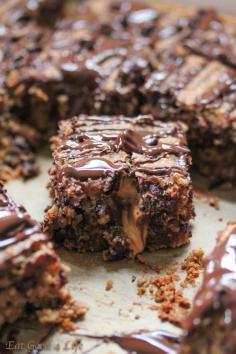 
                    
                        Peanut butter and chocolate blondes vegan and gluten free. These are great for a gathering. One of my favorite recipes of all times.
                    
                