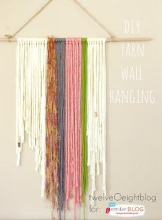 
                    
                        DIY Yarn Wall Hanging | TodaysCreativeBlo...
                    
                