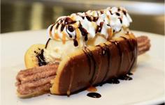 
                    
                        The Churro Dog Will Be Available at Chase Field Concession Stands #snacks trendhunter.com
                    
                