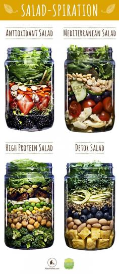 
                    
                        30 Mason Jar Recipes: A Month Worth of "Salad in a Jar" Recipes // let's lasso the moon
                    
                