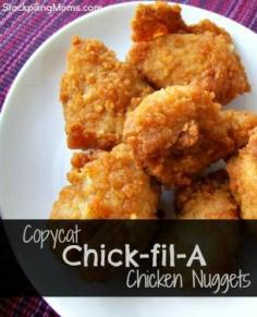 Chick-Fil-A Chicken Nugget Copycat Recipe
