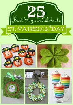 25 ways to celebrate St. Patrick's Day via Remodelaholic! Featured @ www.partyz.co your party planning search engine!