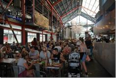 
                    
                        The Great Hall, at Little Creatures Brewery in Fremantle Western Australia, as the huge dining area is called, is also packed with diners and the pizzas appear to be the standout favourite.
                    
                