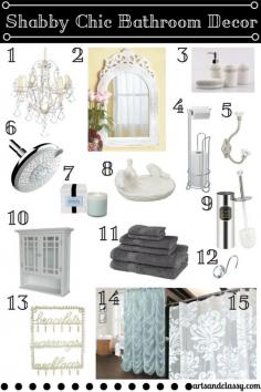 
                    
                        How to Pick Shabby Chic Your Bathroom at www.artsandclassy...
                    
                
