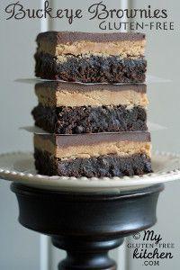 
                    
                        Chewy Gooey Buckeye Brownies | FaveGlutenFreeRec... (gluten free brownie recipe, gluten free dessert recipes)
                    
                