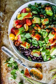 
                    
                        Southwestern Chicken Quinoa Bowl with Harissa Vinaigrette
                    
                