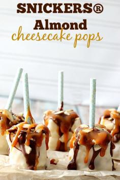 
                    
                        SNICKERS® Almond Cheesecake Pops! They are amazing! ‪#‎WhenImHungry‬ ‪#‎CollectiveBias‬ ‪#‎cbias‬ ‪#‎ad‬
                    
                