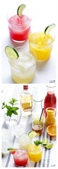 
                    
                        DIY Skinny Margaritas -- lighter on calories, easy to customize, and super delicious! gimmesomeoven.com
                    
                
